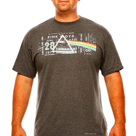 Pink Floyd Dark Side of the Moon Ticket rock Official T-Shirt 2XL B&T NWT - Picture 1 of 2